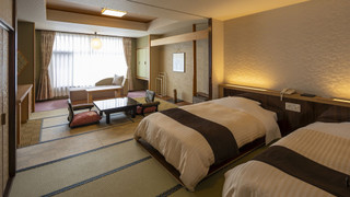 スタンダード和洋室　禁煙　湖側　（ベッド+布団）