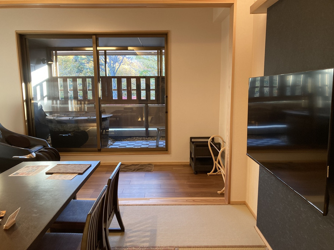 客室のリビングスペース