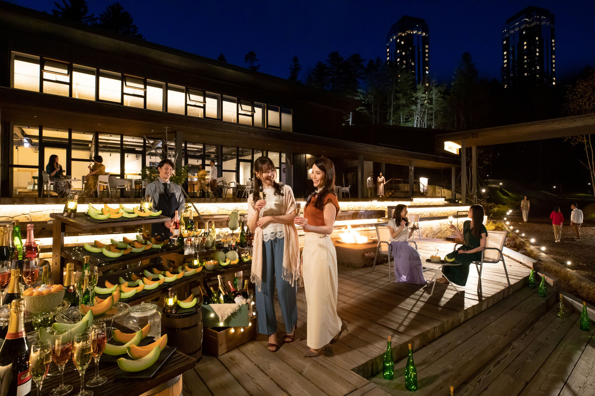 メロンとシャンパンのマリアージュを堪能できるイベント一例