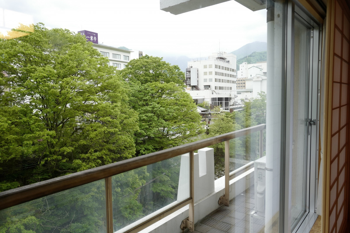 部屋からの眺望。