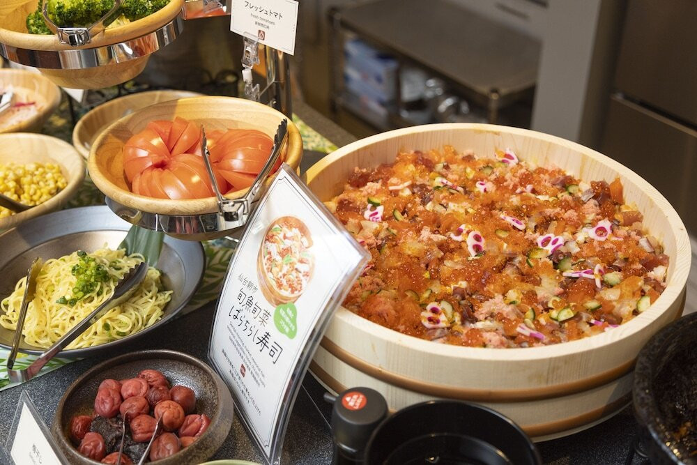 朝食ビュッフェ