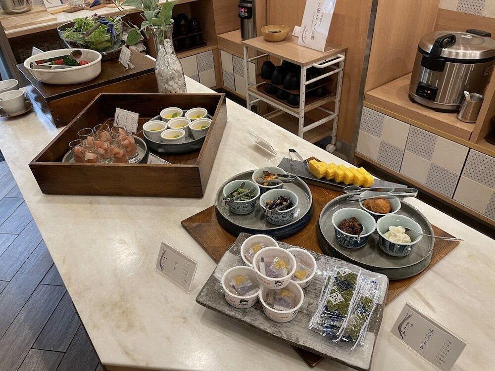 朝食ビュッフェ