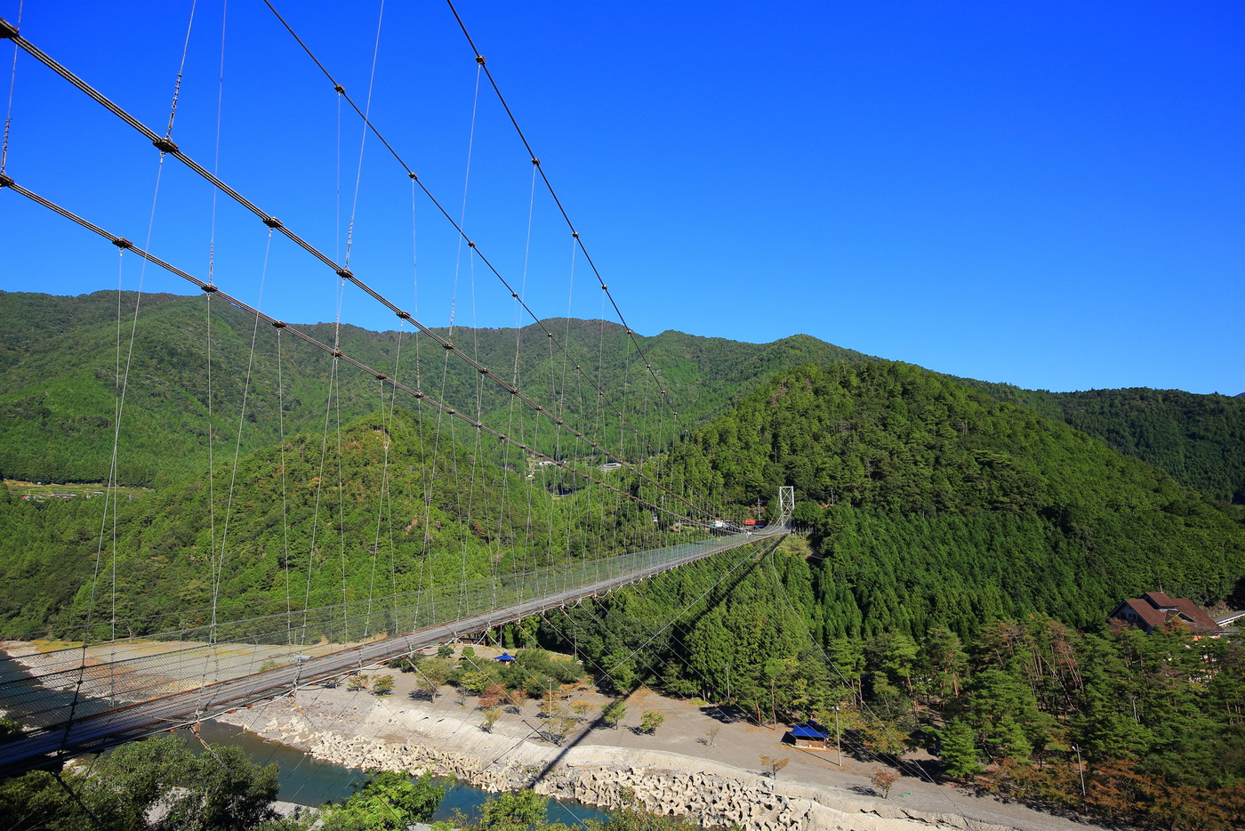 十津川谷瀬の吊り橋