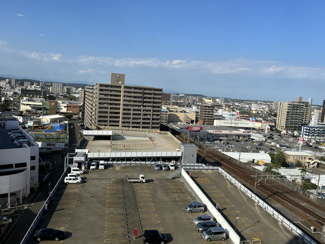 部屋からの眺め。