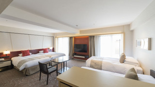 ラグジュアリーハリウッドツインルーム 禁煙B 49.5m2 (ジムアクセス、京都駅からシャトルバス付)