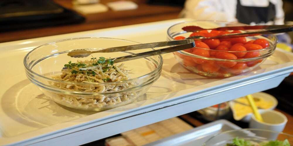 朝食ビュッフェ