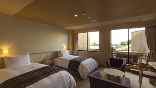 碧の章 デラックス ツインルーム(天然温泉露天風呂付き・禁煙)