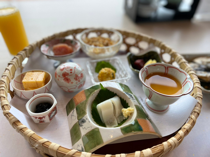 「ラグジュアリー和ホテル風の薫」 料理 184609481 花籠盛りで、朝からテンション上がります♪