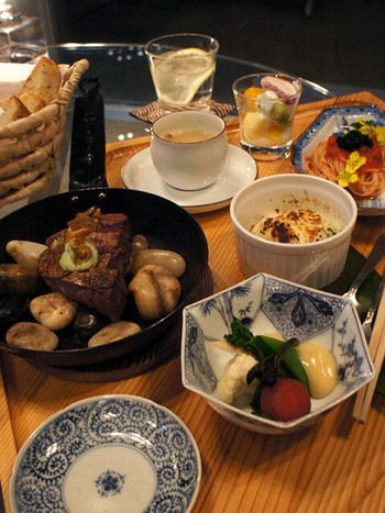 「茶房　わらび野」 料理 7430449 夜のコース料理