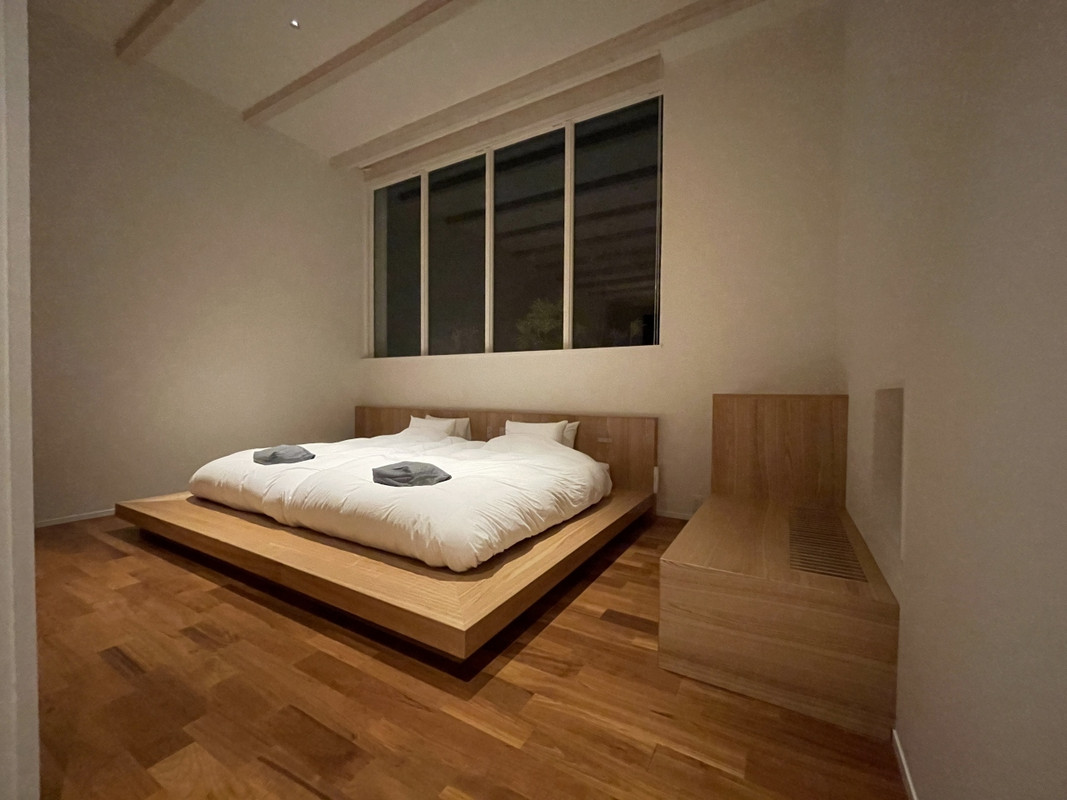 メゾネットアウトドアキッチン セミダブルベッド