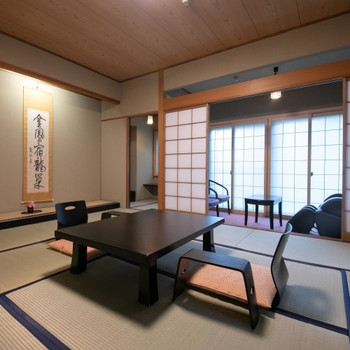 月見酒で乾杯♪2つの貸切風呂で温泉を堪能4020964