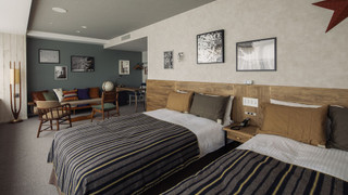 ザ ノットラージツインルーム 禁煙