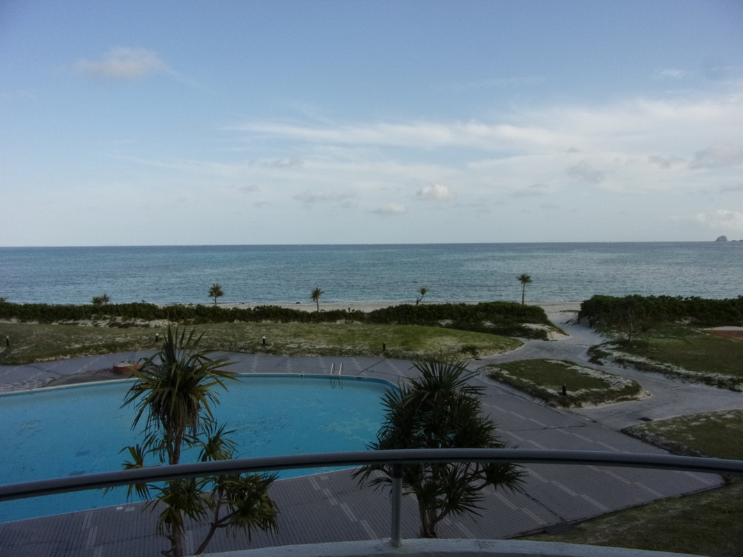 部屋からの眺め。