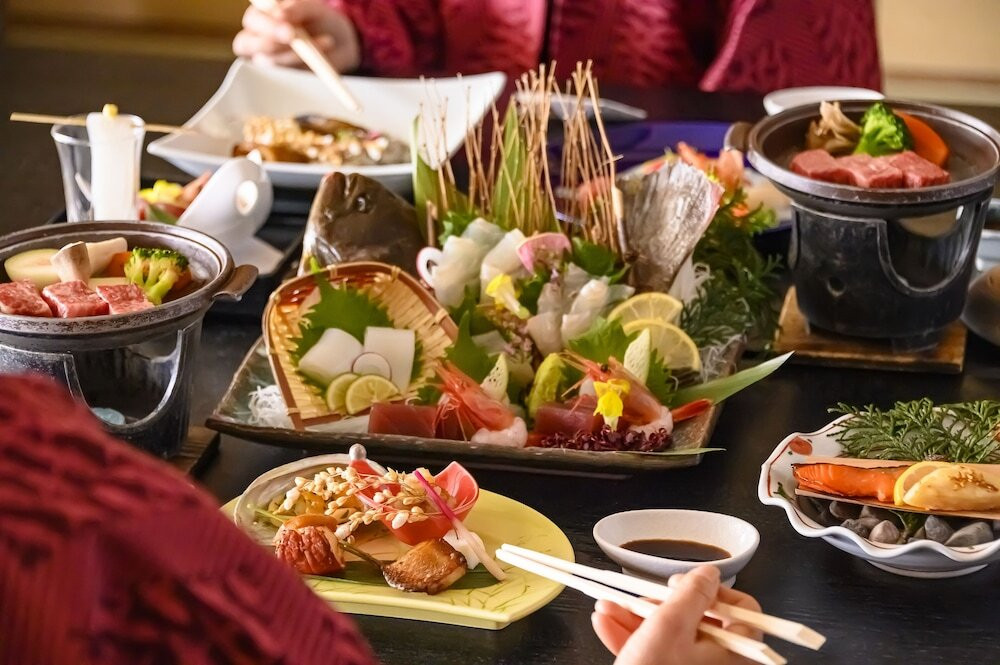 9.会席料理やステーキで女子ディナーを♪「四季を奏でるさらさの宿 皆生つるや」4084088