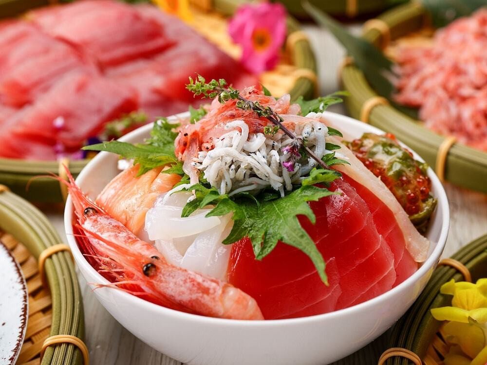 ディナービュッフェの海鮮丼