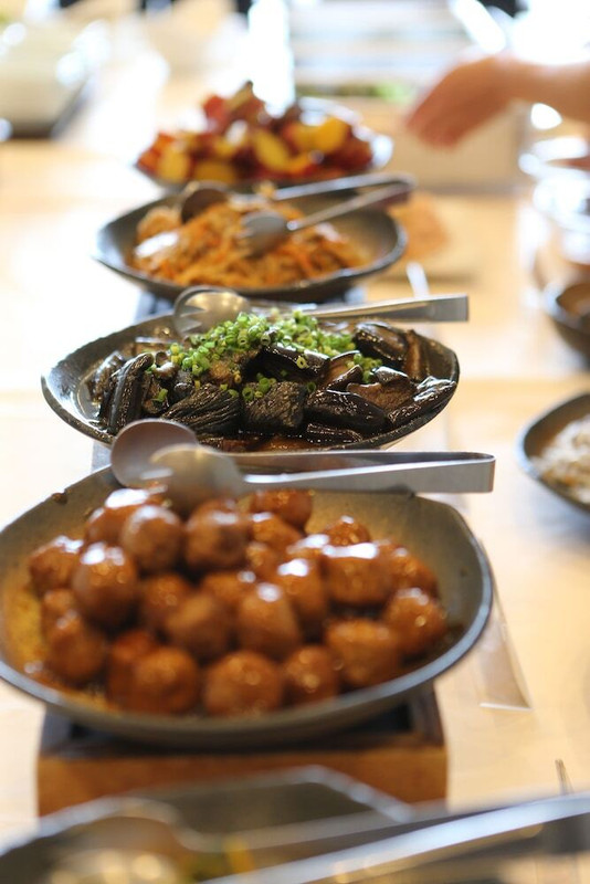 朝食ビュッフェ