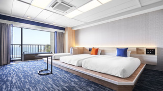 デラックスオーシャンビューツイン(露天バブルバス付)1-4名 禁煙