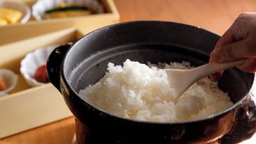 朝食／釜炊きごはん / 15