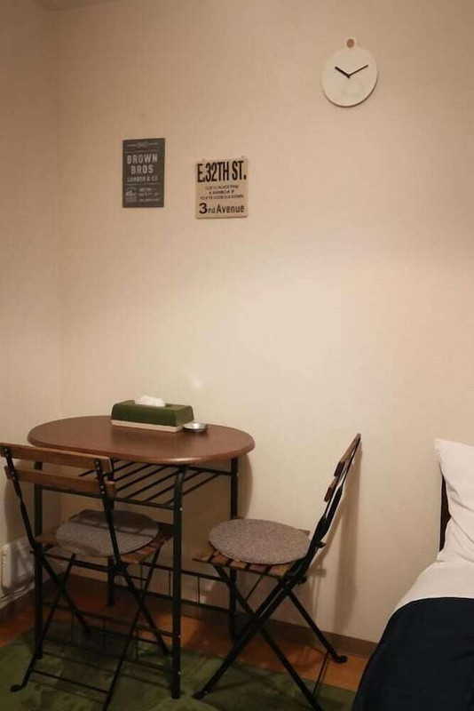 客室内のダイニングエリア