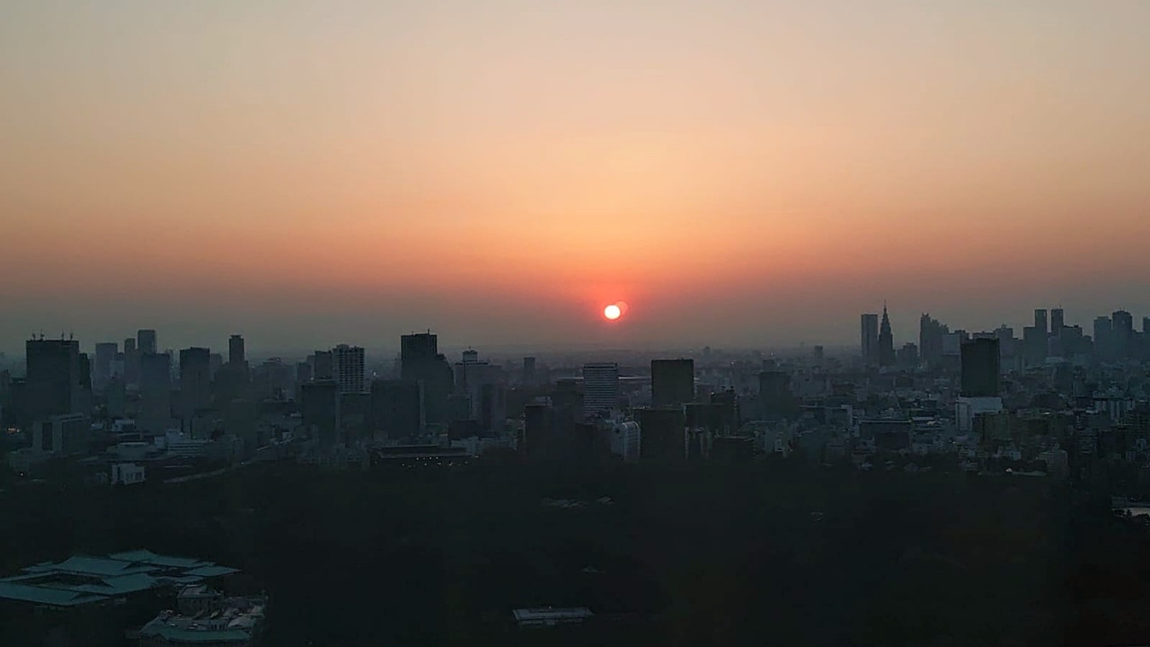 美しい夕焼け