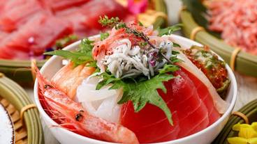 ディナービュッフェの海鮮丼 / 1