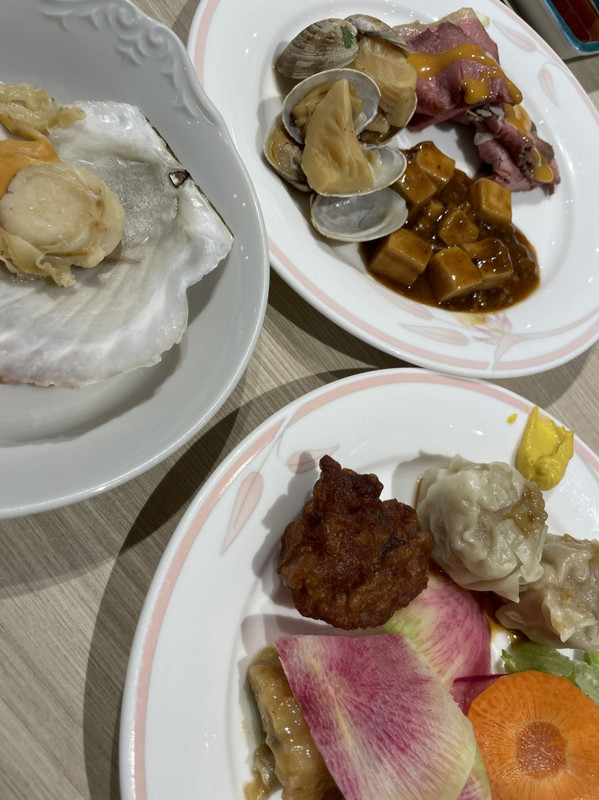 夕食の一部