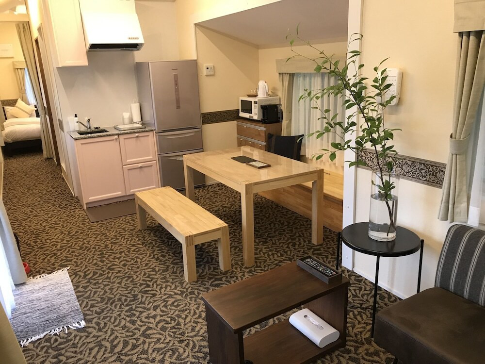 グランピングコテージのキッチン例