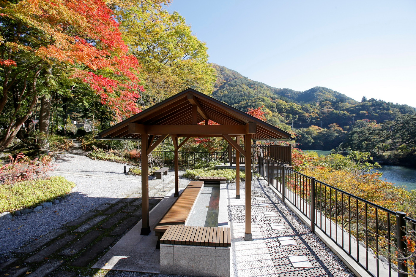 トレインビューの露天風呂でテンション爆上がり！3564002