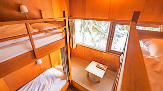 ルーム　二段ベッド付　共用バスルーム　山側