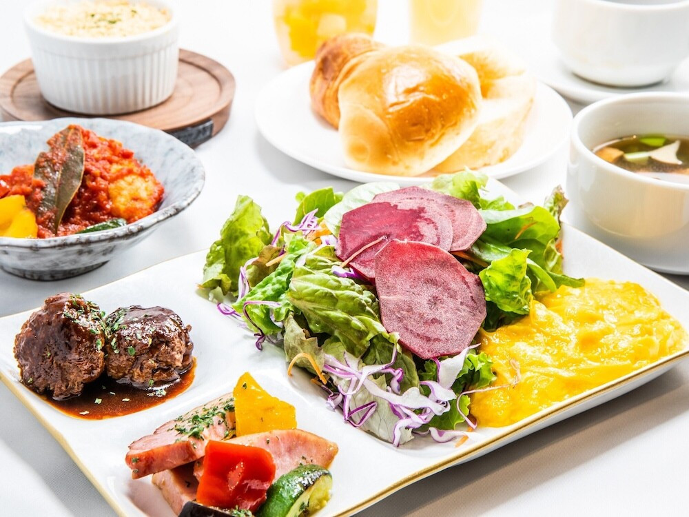 朝食ビュッフェ