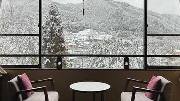 客室の眺望一例(冬) / 3