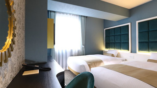 【禁煙】ツインルーム/ベッド幅120cm×2台/2名まで/19㎡