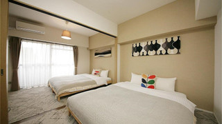 ファミリールーム クイーンベッド2台 キッチン付 禁煙