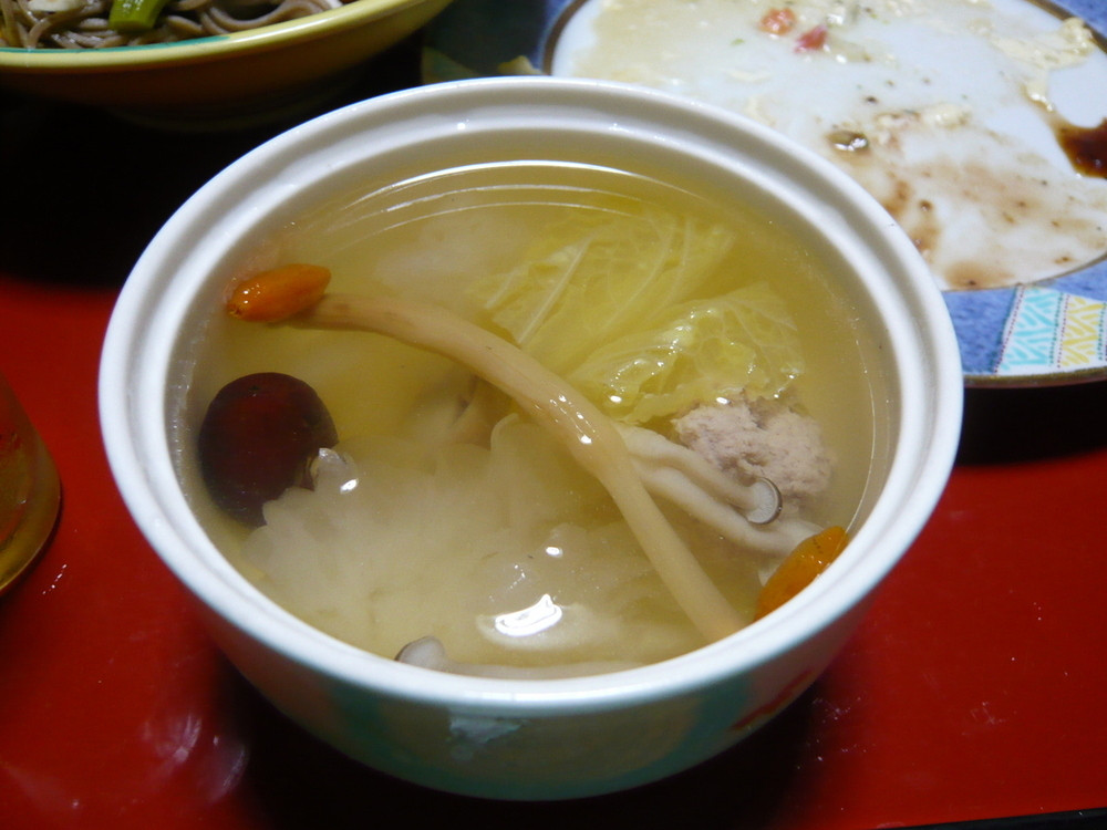 「健康の里　杖立温泉　葉隠館」 料理 600654 薬膳スープ