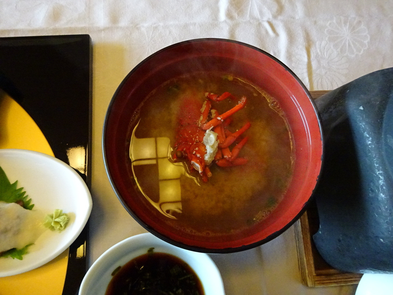 「月の栖 熱海聚楽ホテル」 料理 33191903 伊勢海老の頭の味噌椀