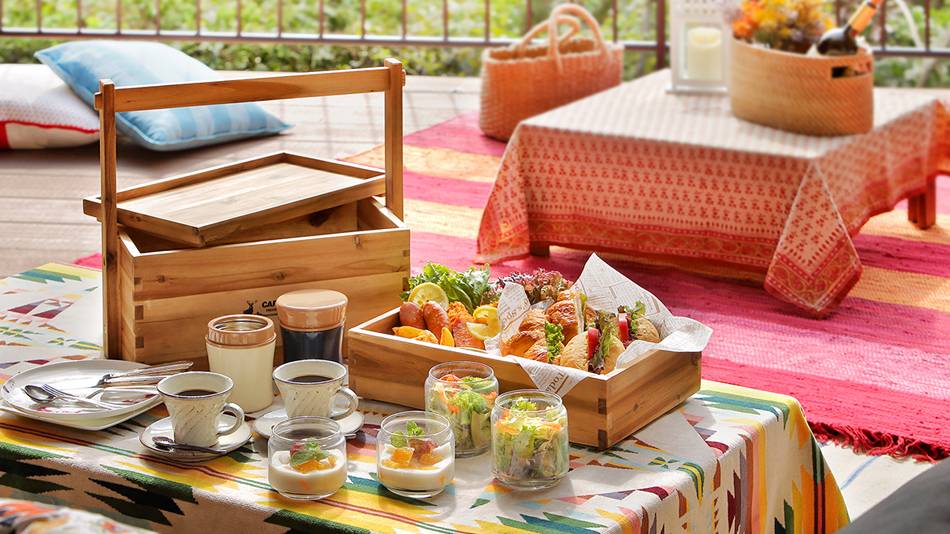 グランピング風朝食一例 / 1