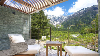 Feeling great at a stylish hotel in Kamikochi♪3973951