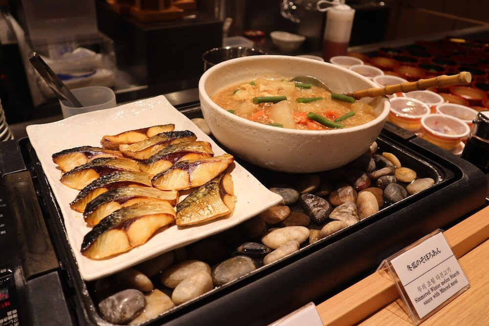 朝食ビュッフェ