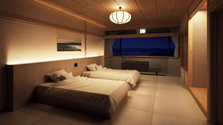 [禁煙] スタンダード和ベッドツイン 内風呂あり