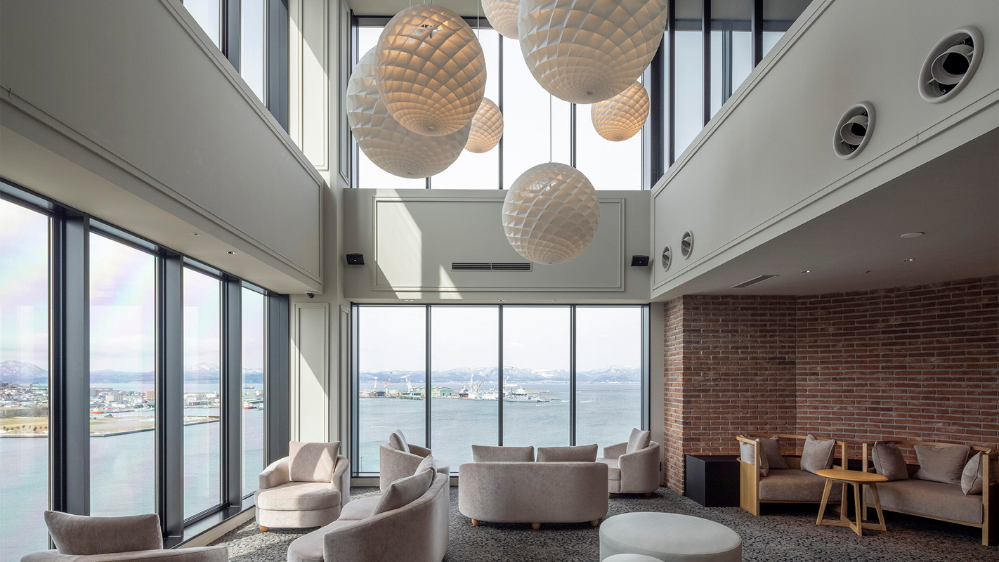 ラウンジ「灯」からの眺め(朝)