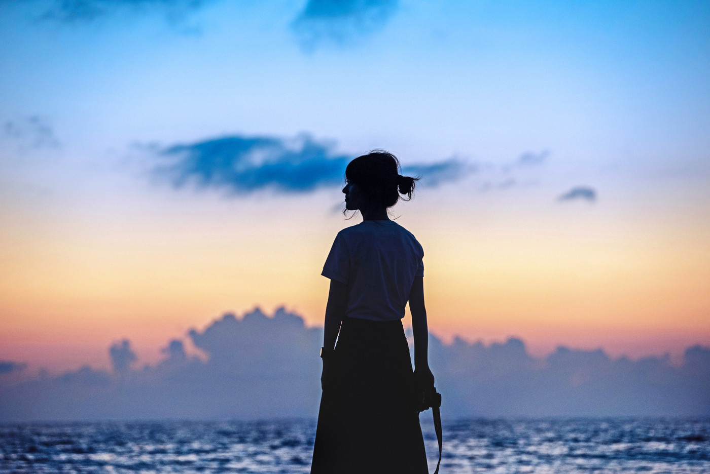 夏に見た日本海の夕陽は最高でした。