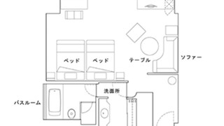 デラックスコーナーツインルーム 禁煙