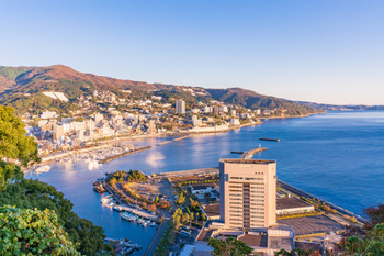 (Shizuoka) Atami hotel district early morning