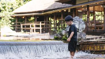 新鮮な鮎が味わえる「やな場」 / 1