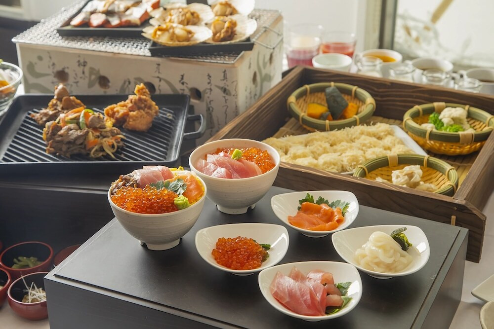 朝食ビュッフェ