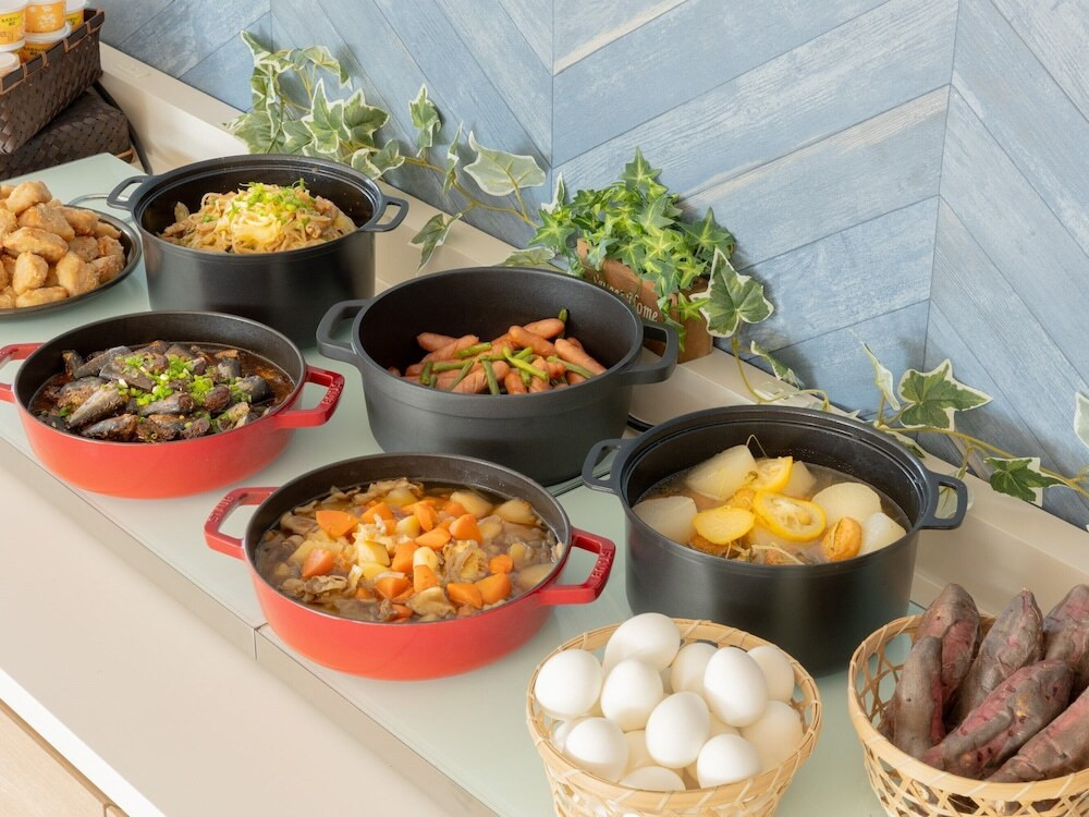 朝食ビュッフェ