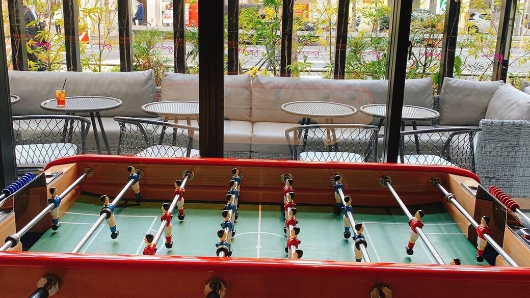 光る巨大タコ現る！
夜のモクシ－バー体験 / 5