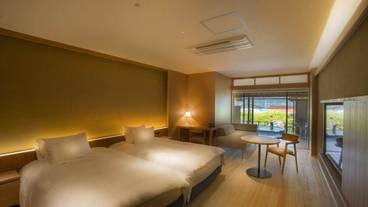 露天風呂付き洋室のベッドルーム / 2