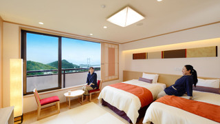 本館 和室+Bed 夕食ビュッフェ (禁煙) 3名定員