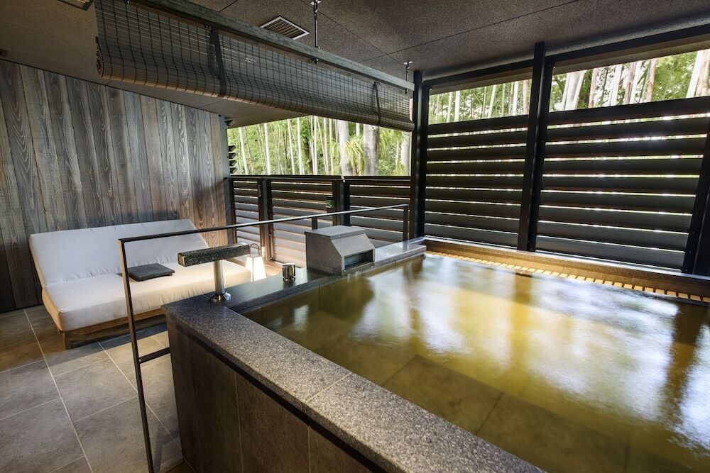 客室露天風呂 一例